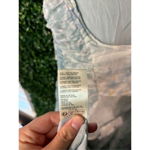 Free People Heart to Heart Midi Dress Size 2 NWT Blue - Picture 6 of 7